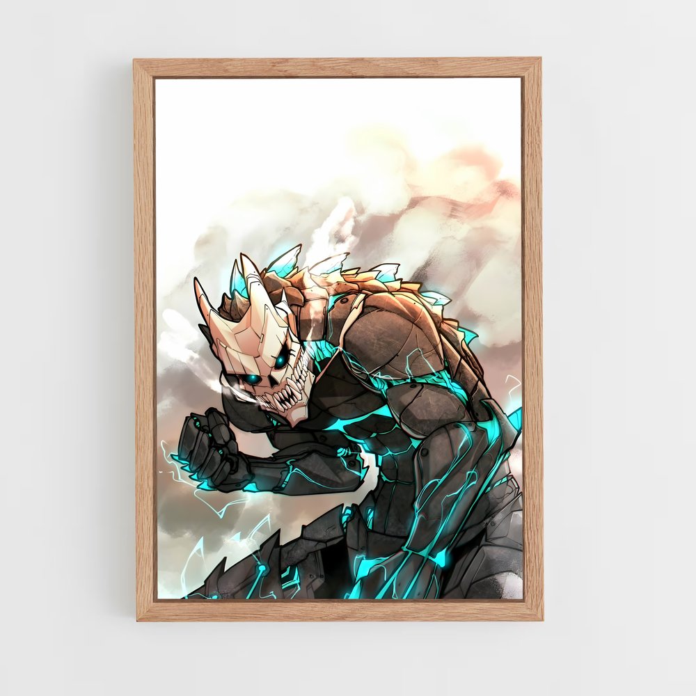 ap-kaiju no 8-1 cadre Bois clair