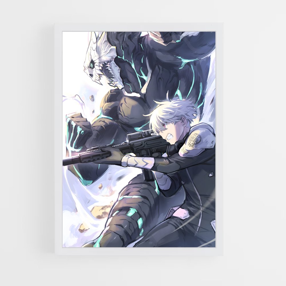 ap-kaiju no 8-10 cadre Blanc
