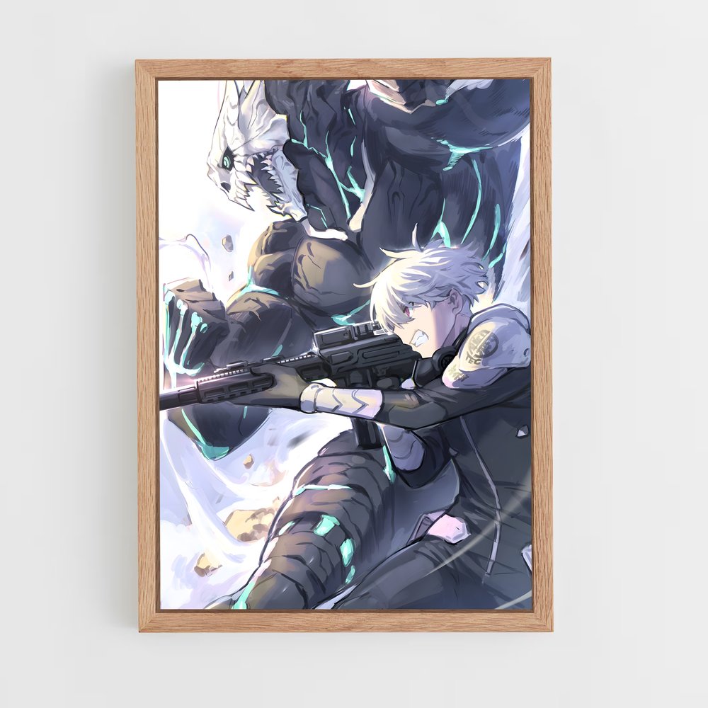 ap-kaiju no 8-10 cadre Bois clair