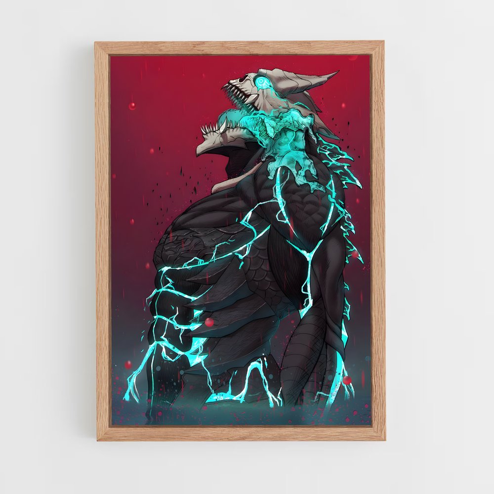ap-kaiju no 8-11 cadre Bois clair