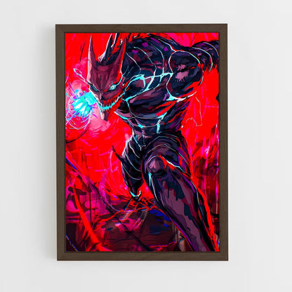 ap-kaiju no 8-5 cadre Bois foncé