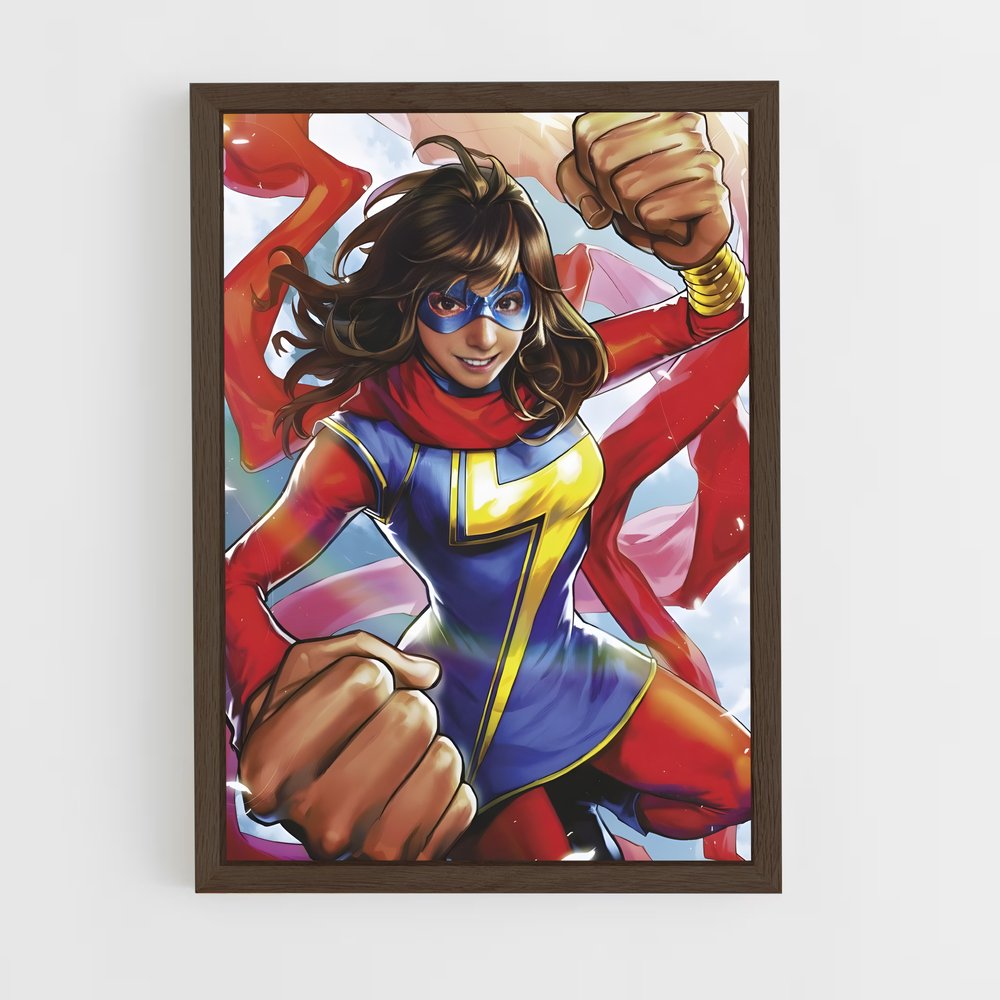 ap-kamala khan-2 cadre Bois foncé