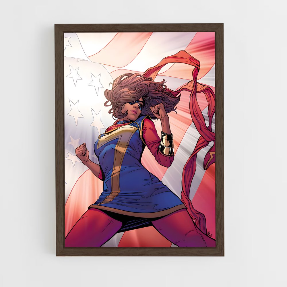 ap-kamala khan-4 cadre Bois foncé