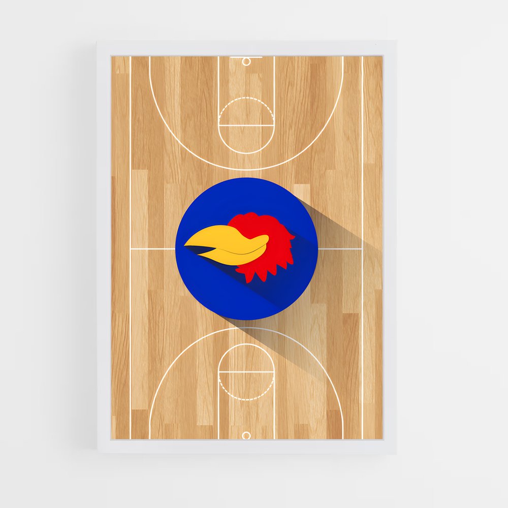 ap-kansas jayhawks-2 cadre Blanc