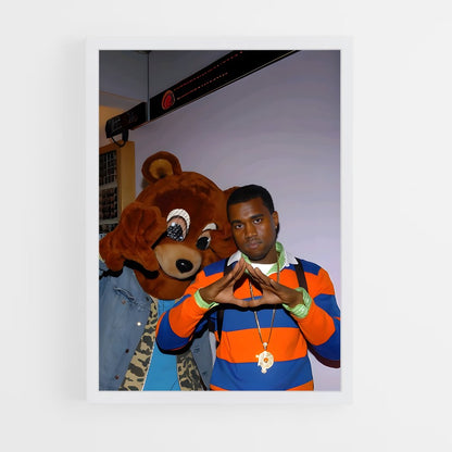 ap-kanye west-1 cadre Blanc