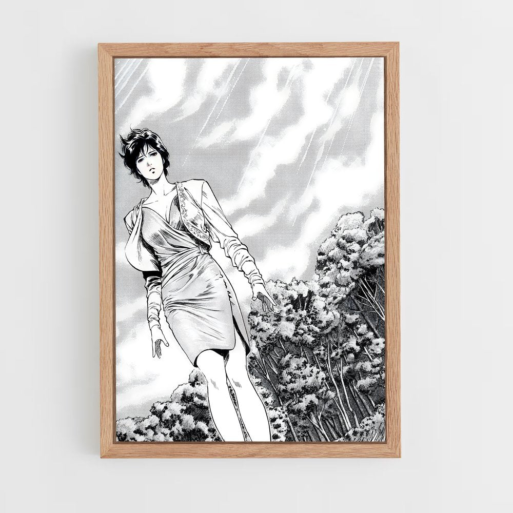 ap-kaori makimura-2 cadre Bois clair