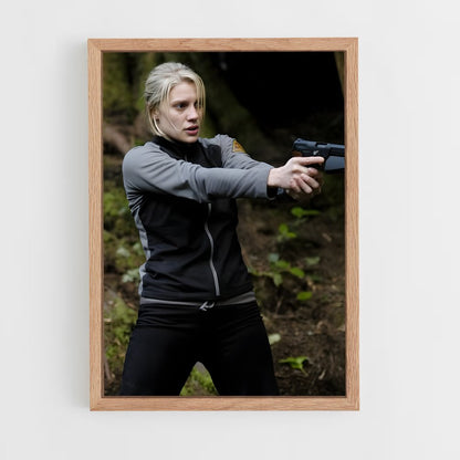 ap-kara thrace starbuck-2 cadre Bois clair