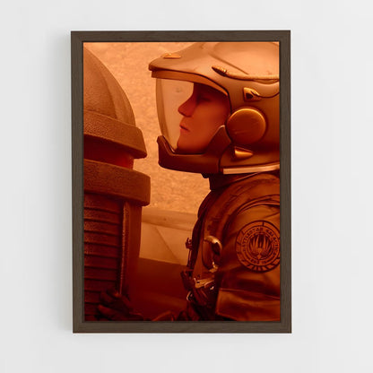 ap-kara thrace starbuck-4 cadre Bois foncé