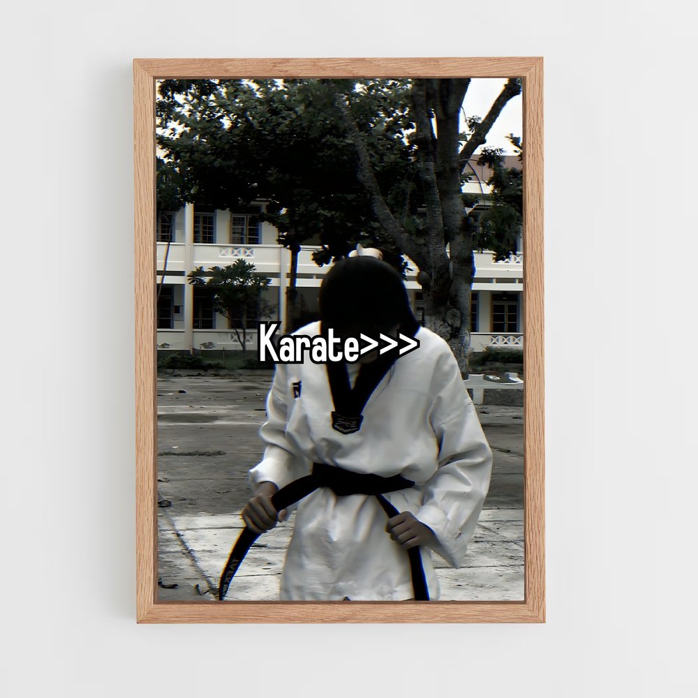 ap-karate-1 cadre Bois clair