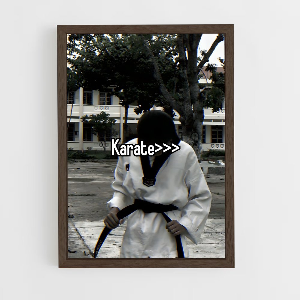 ap-karate-1 cadre Bois foncé