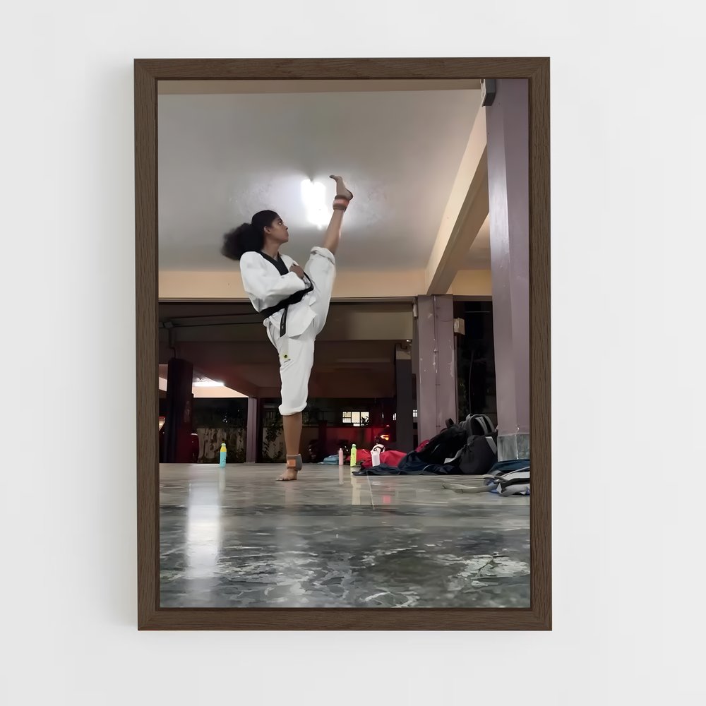 ap-karate-4 cadre Bois foncé
