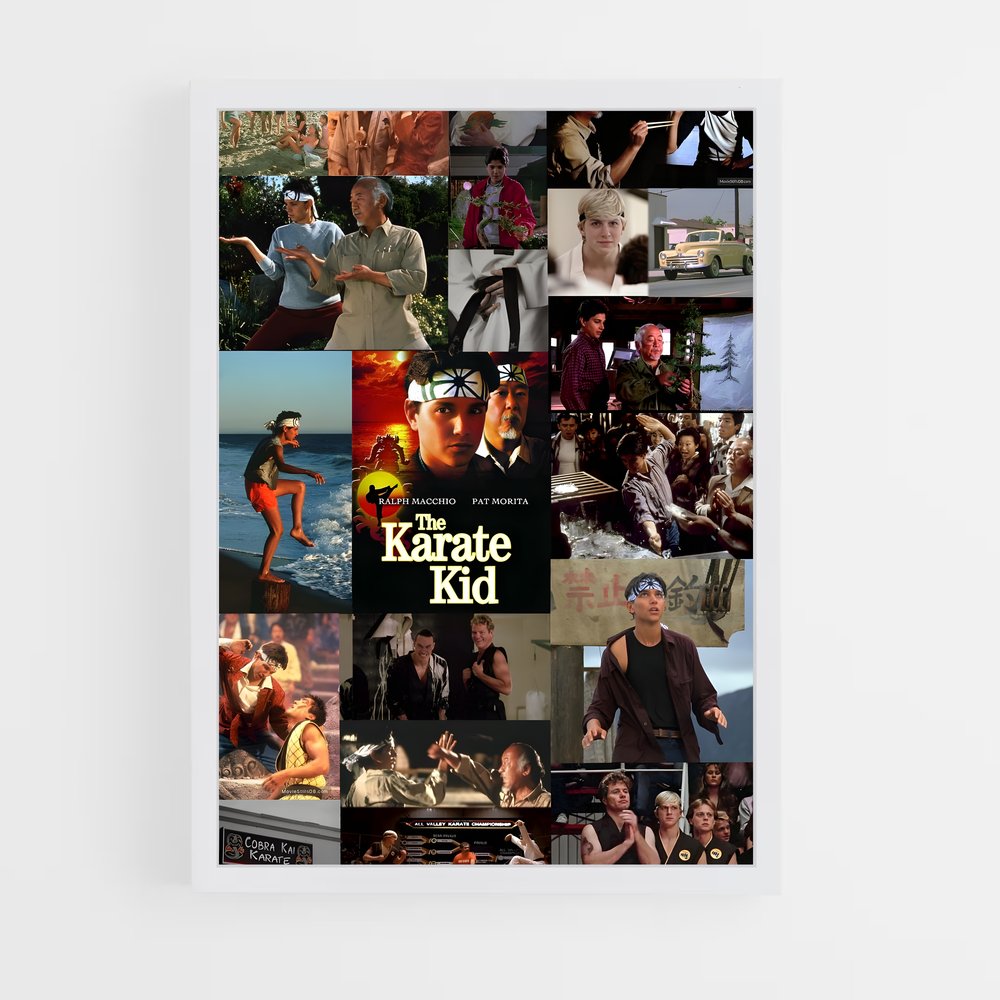 ap-karate kid-5 cadre Blanc