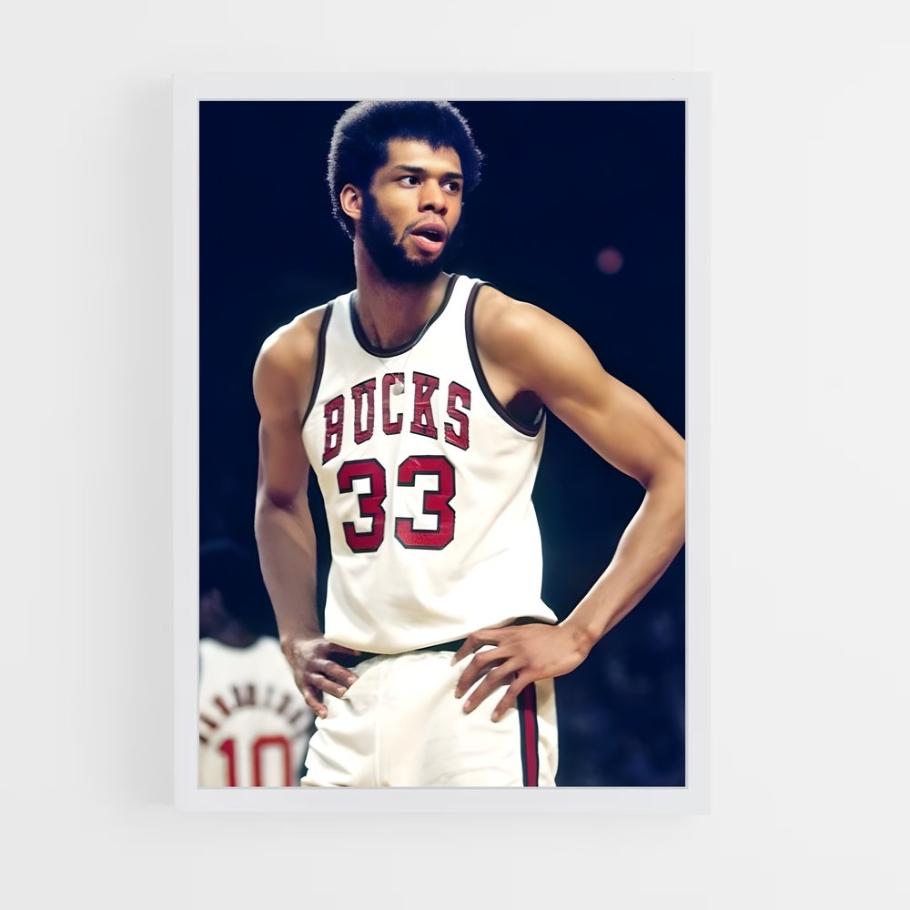 ap-kareem abdul-jabbar-1 cadre Blanc
