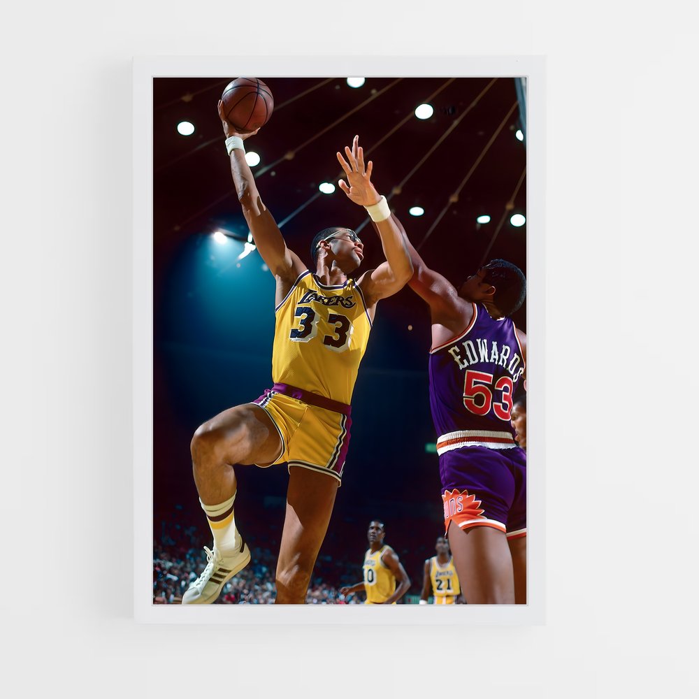 ap-kareem abdul-jabbar-10 cadre Blanc