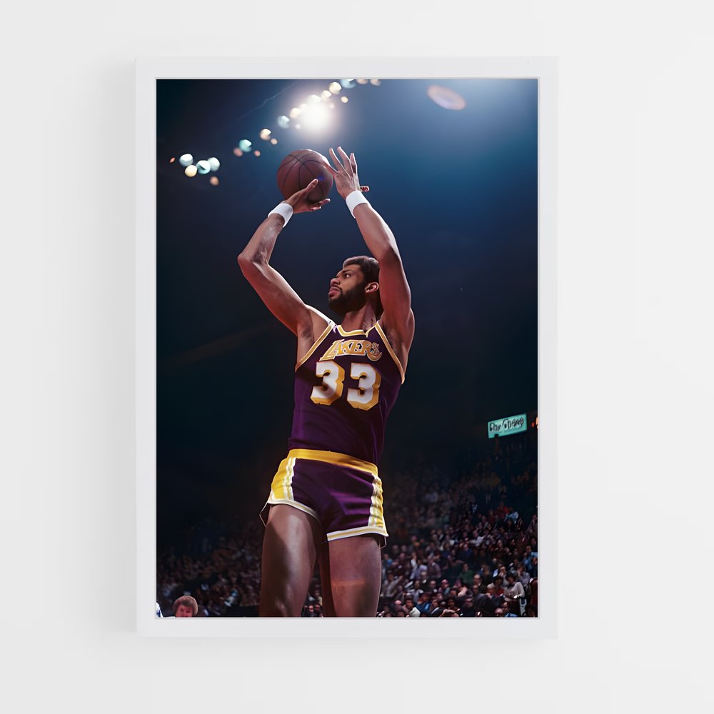 ap-kareem abdul-jabbar-11 cadre Blanc