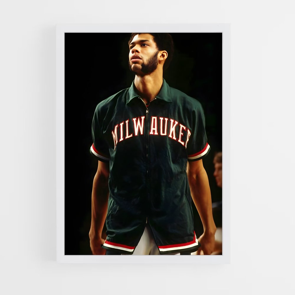ap-kareem abdul-jabbar-9 cadre Blanc
