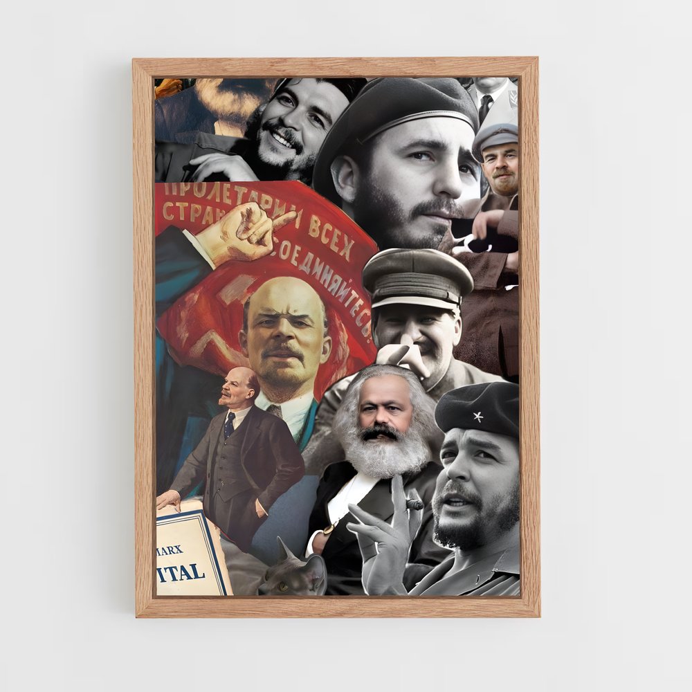 ap-karl marx-3 cadre Bois clair