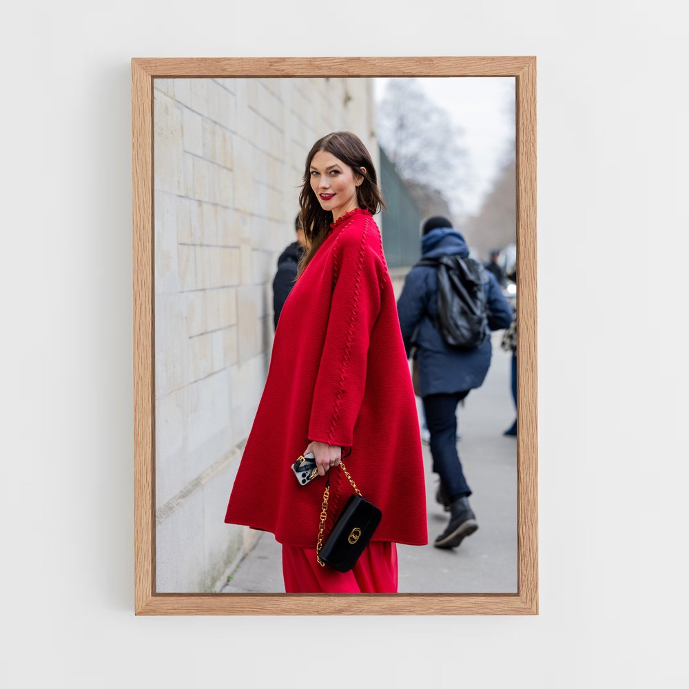ap-karlie kloss-1 cadre Bois clair