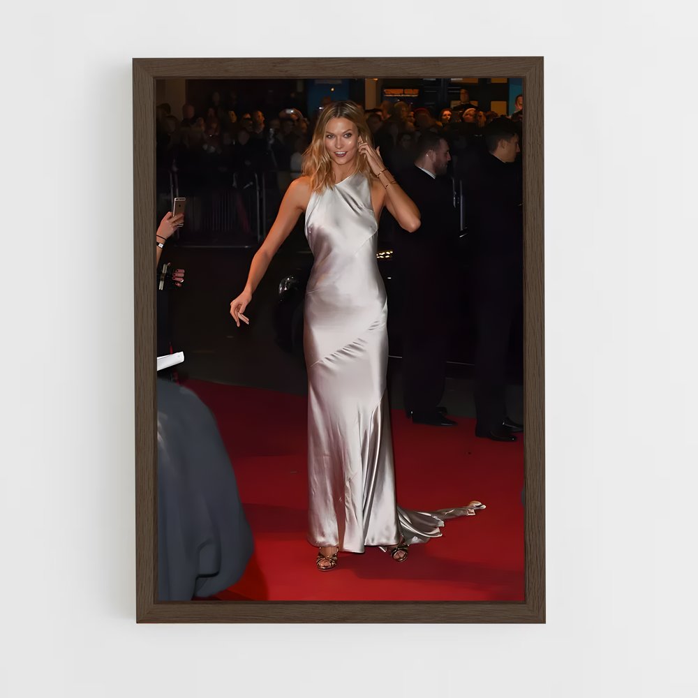 ap-karlie kloss-3 cadre Bois foncé