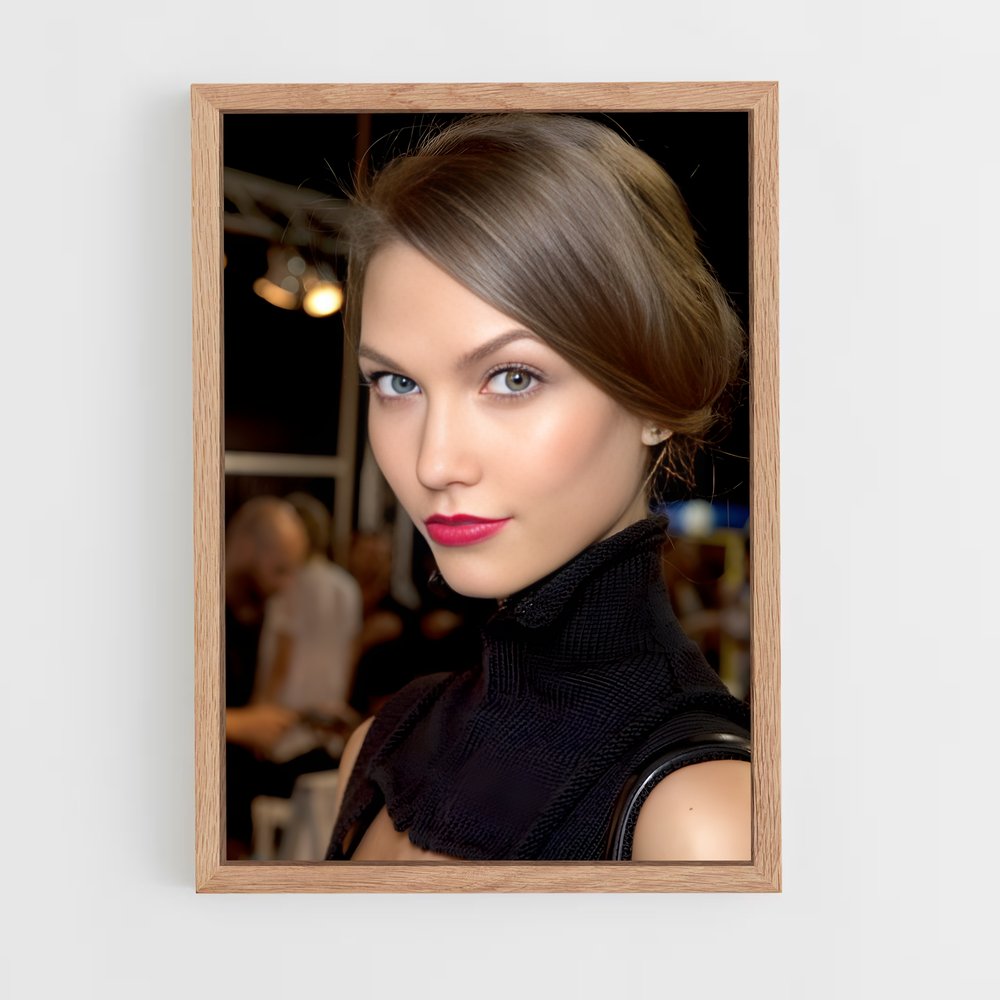 ap-karlie kloss-4 cadre Bois clair