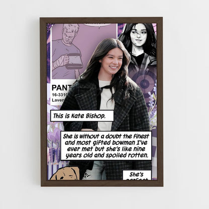 ap-kate bishop-4 cadre Bois foncé