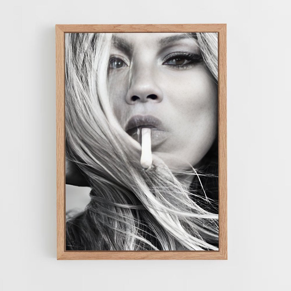 ap-kate moss-1 cadre Bois clair