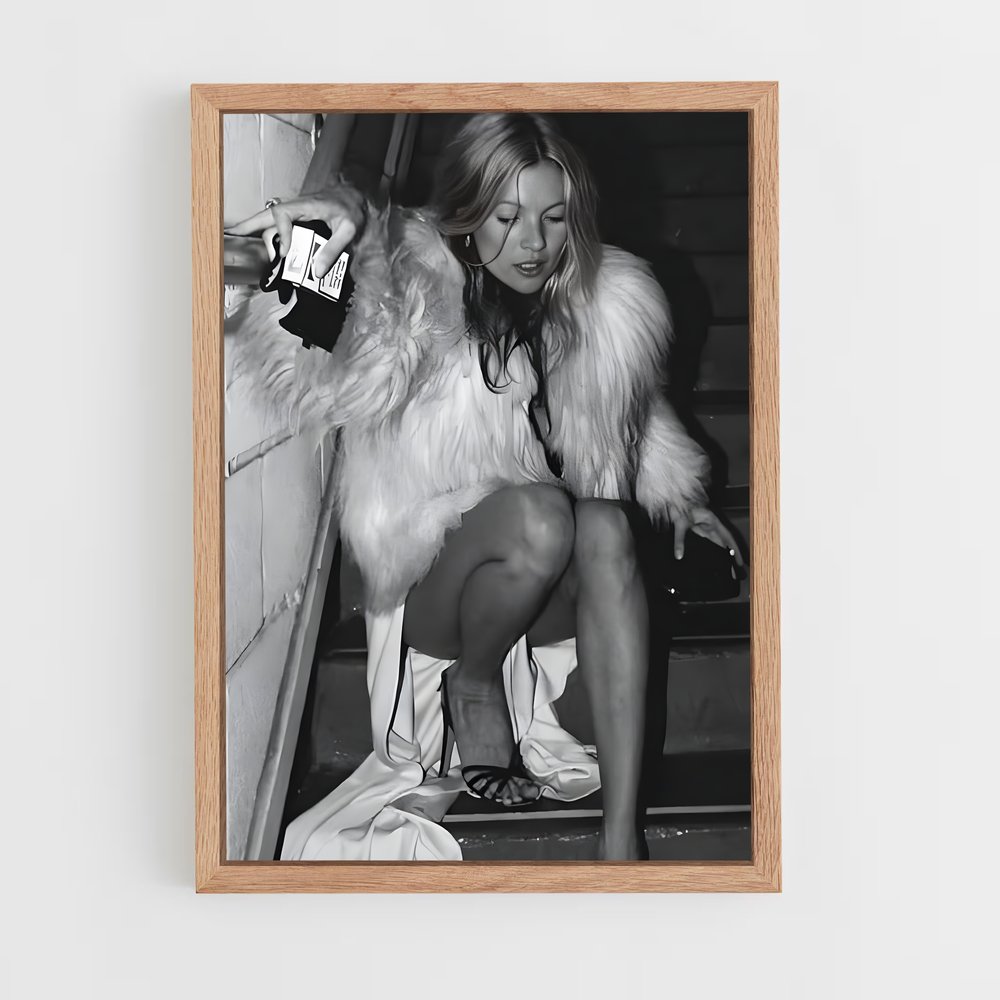 ap-kate moss-7 cadre Bois clair