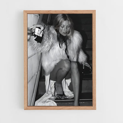 ap-kate moss-7 cadre Bois clair