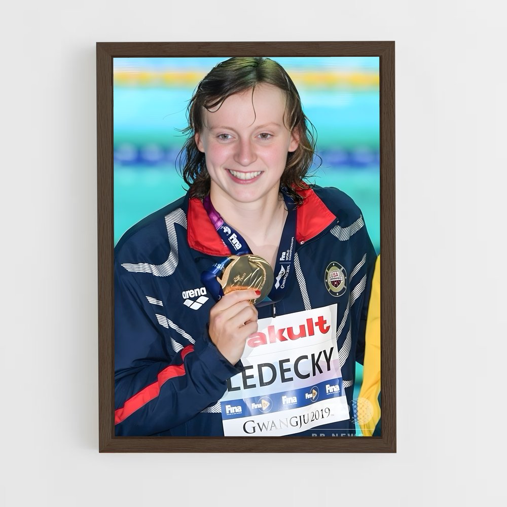 ap-katie ledecky-5 cadre Bois foncé