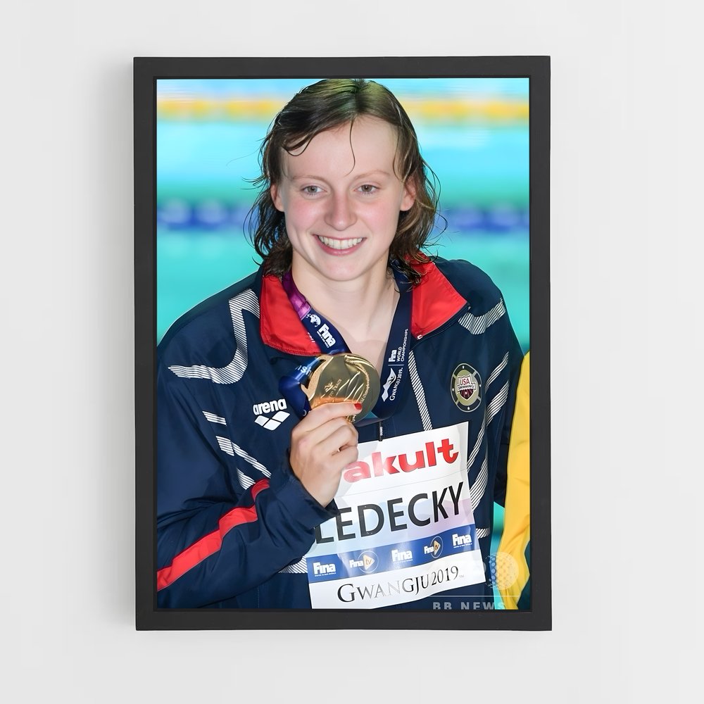 ap-katie ledecky-5 cadre Noir