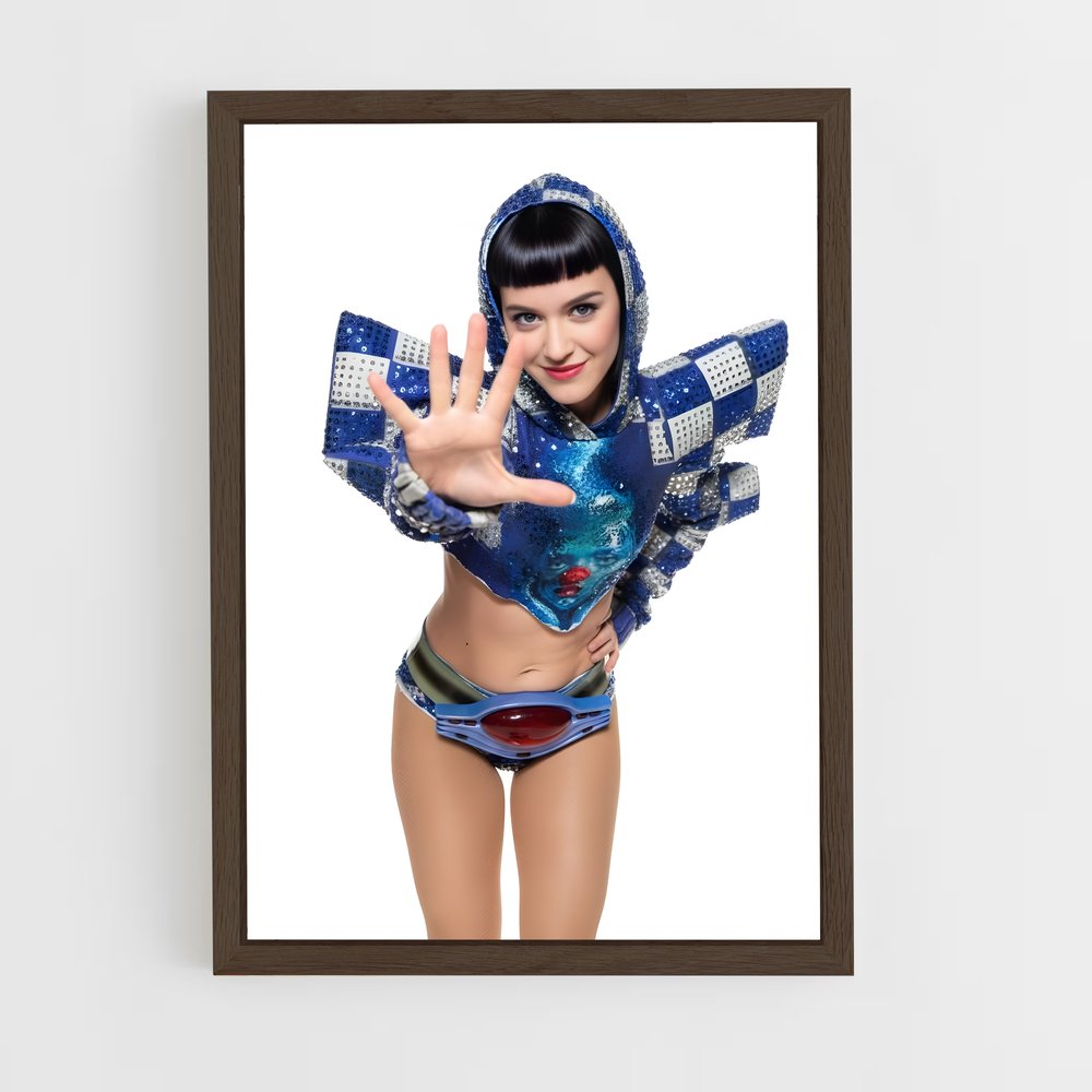ap-katy perry-13 cadre Bois foncé