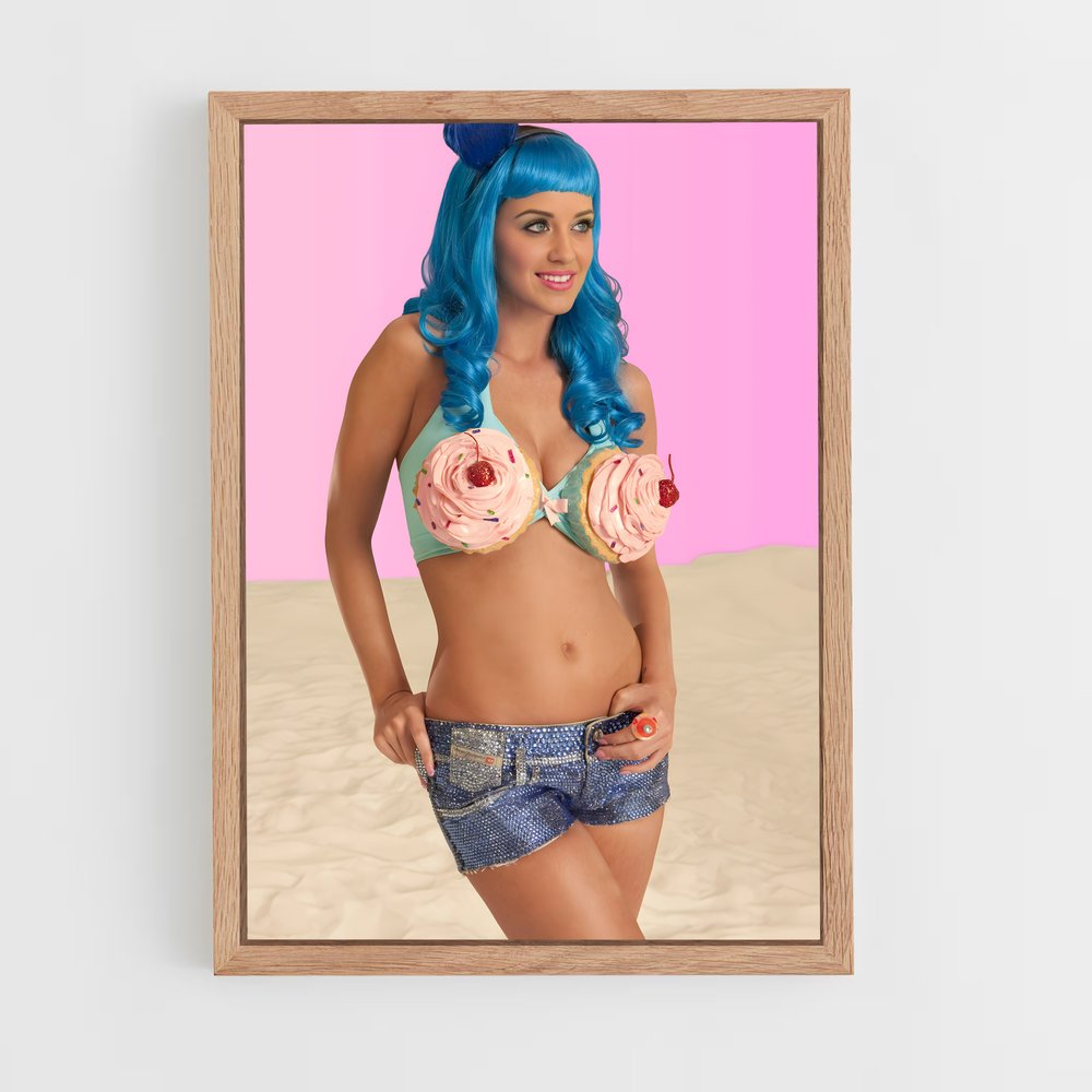 ap-katy perry-6 cadre Bois clair