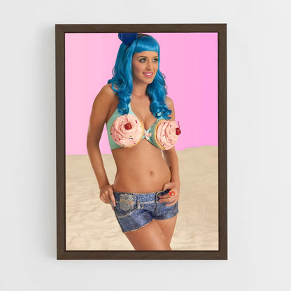 ap-katy perry-6 cadre Bois foncé