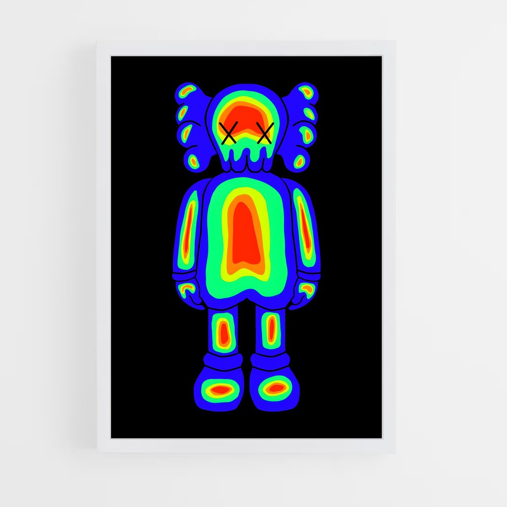 ap-kaws-12 cadre Blanc