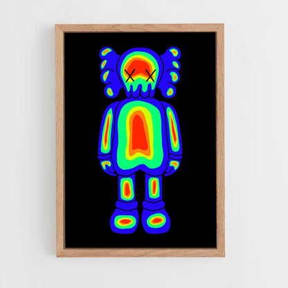ap-kaws-12 cadre Bois clair