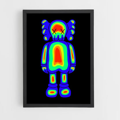 ap-kaws-12 cadre Noir