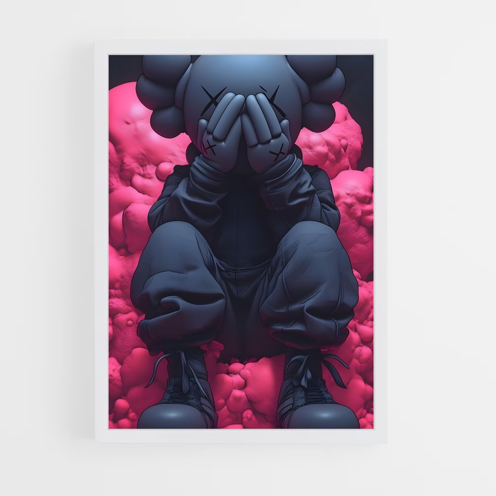 ap-kaws-13 cadre Blanc