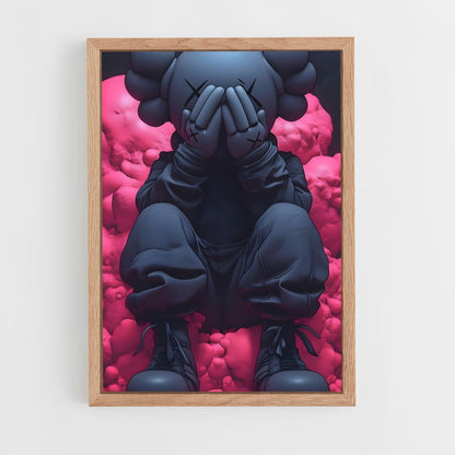 ap-kaws-13 cadre Bois clair