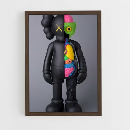 ap-kaws-15 cadre Bois foncé