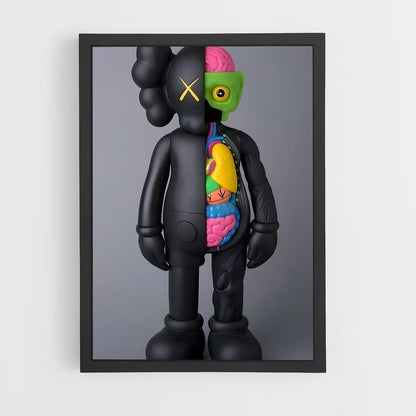 ap-kaws-15 cadre Noir