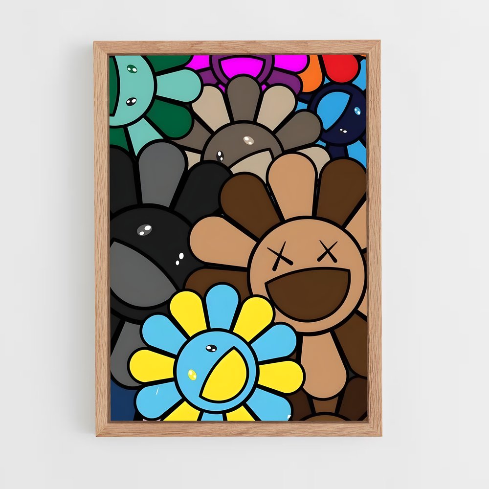 ap-kaws-16 cadre Bois clair