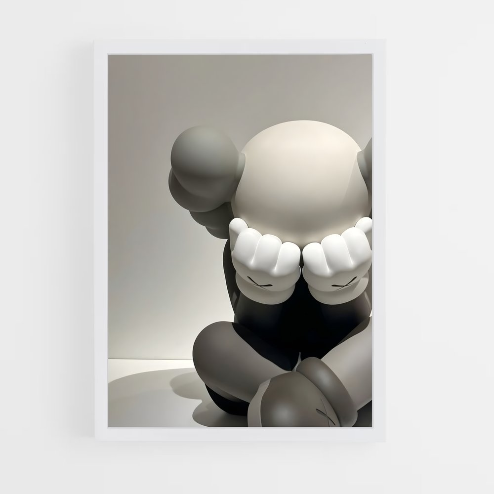 ap-kaws-3 cadre Blanc