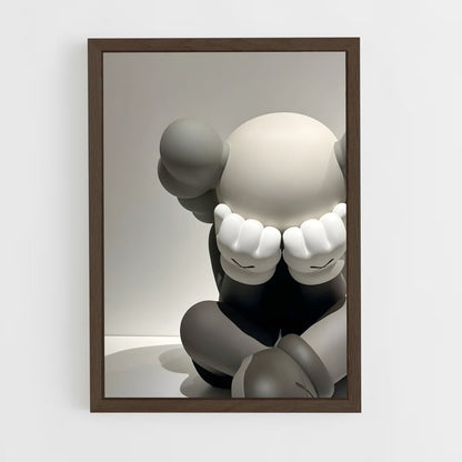 ap-kaws-3 cadre Bois foncé