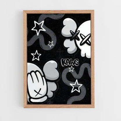 ap-kaws-8 cadre Bois clair
