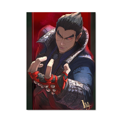 Poster Kazuya en Flamme