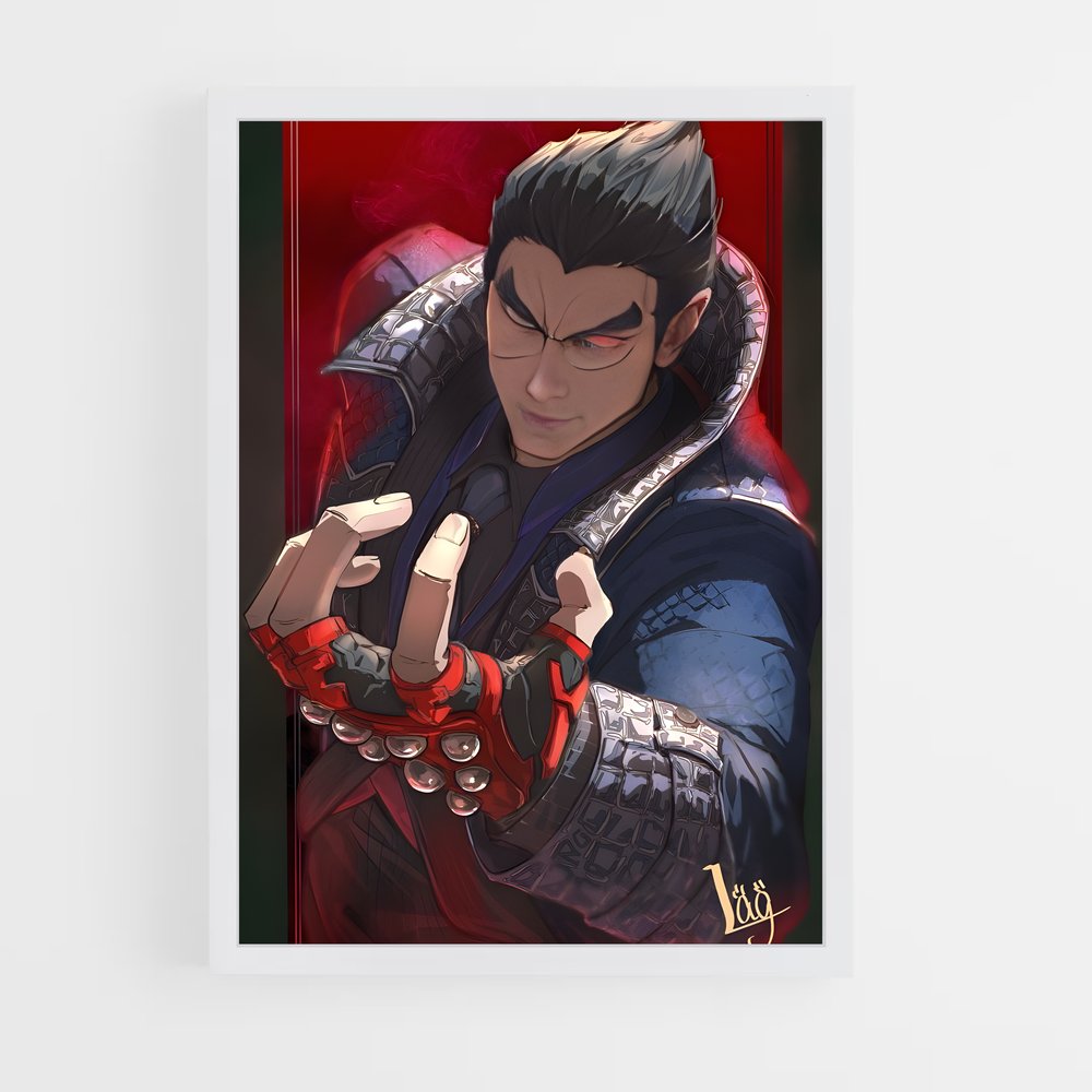 ap-kazuya mishima-2 cadre Blanc