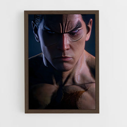 ap-kazuya mishima-5 cadre Bois foncé