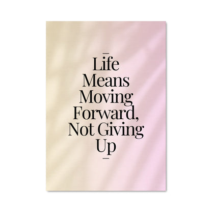 Poster Keep Moving Forward