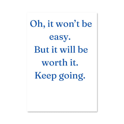 Poster Keep Going Strong
