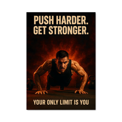 Poster Keep Pushing Forward